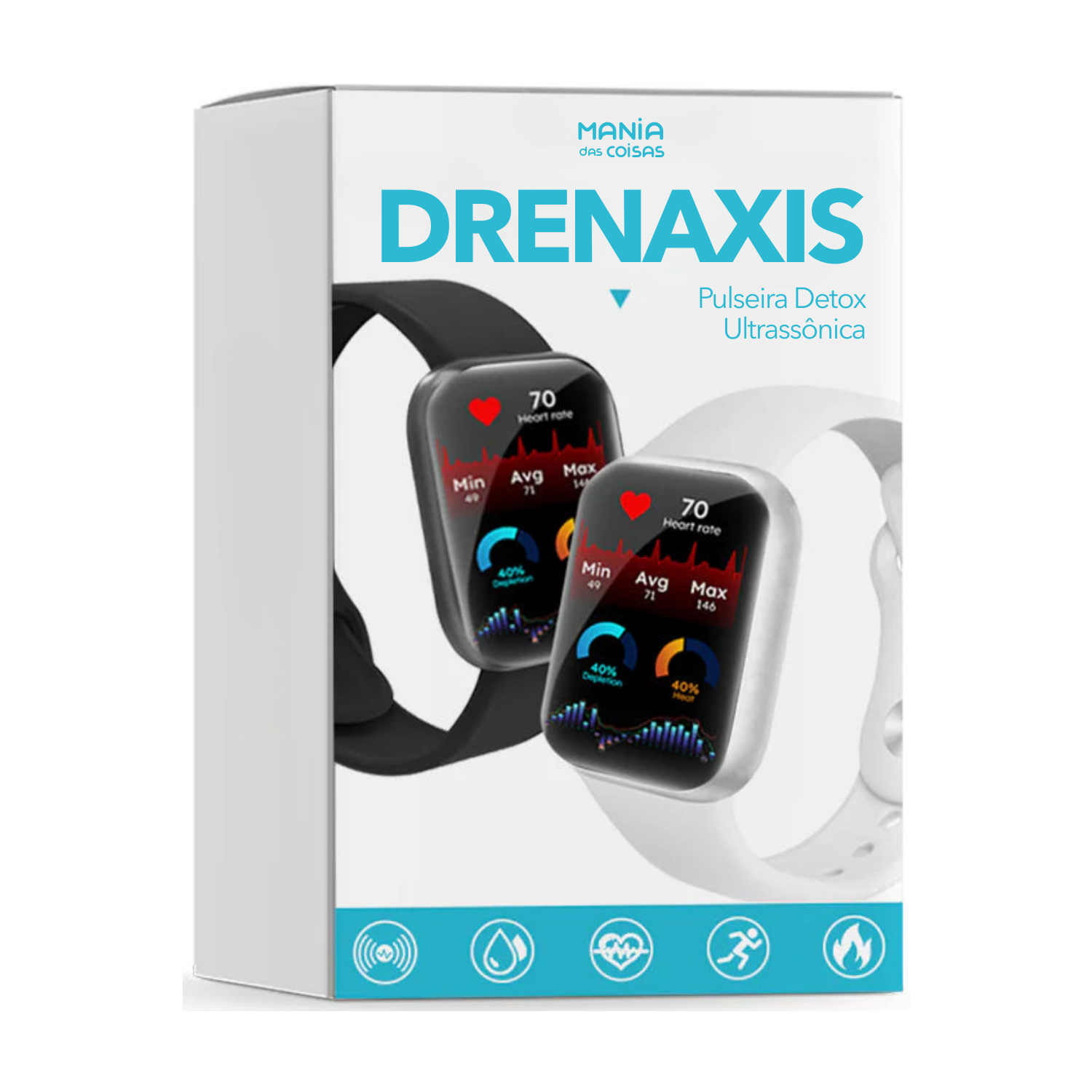 DRENAXIS - Pulseira Detox Ultrassônica