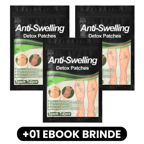 Anti - Swelling - Adesivos de Desintoxicação - Mania das CoisasAnti - Swelling - Adesivos de DesintoxicaçãoMania das Coisas