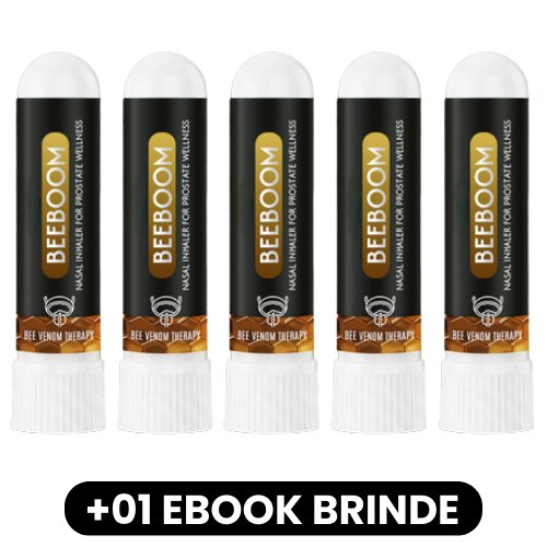 BeeBoom - Inalador Nasal para Bem - Estar da Próstata - Mania das CoisasBeeBoom - Inalador Nasal para Bem - Estar da PróstataMania das Coisas