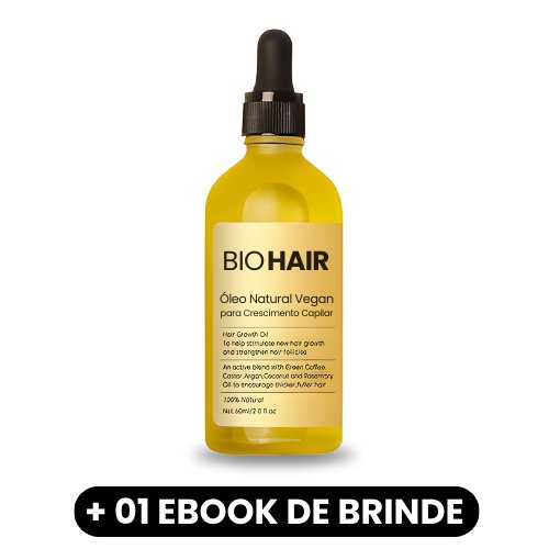 BioHair - Óleo Natural Vegano para Crescimento Capilar - Mania das CoisasBioHair - Óleo Natural Vegano para Crescimento CapilarMania das Coisas