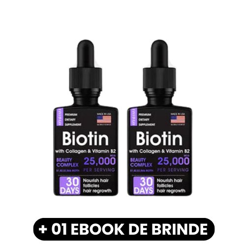 BIOTIN™ - Sérum para Crescimento Capilar e Folículo - Mania das CoisasBIOTIN™ - Sérum para Crescimento Capilar e FolículoMania das Coisas