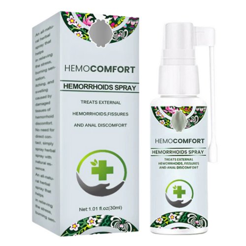 HemoComfort - Spray de Ervas para Hemorroidas - Mania das CoisasHemoComfort - Spray de Ervas para HemorroidasMania das Coisas