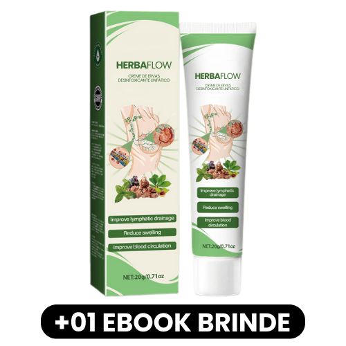 HerbaFlow - Creme de Ervas Desintoxicante Linfático - Mania das CoisasHerbaFlow - Creme de Ervas Desintoxicante LinfáticoMania das Coisas
