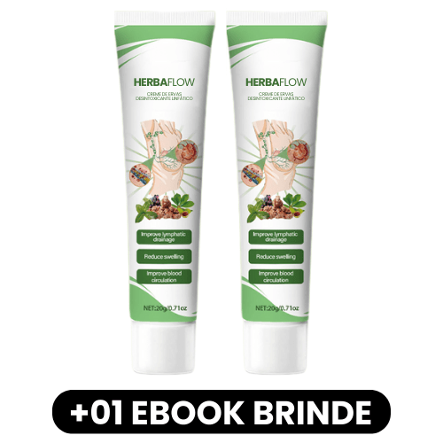 HerbaFlow - Creme de Ervas Desintoxicante Linfático - Mania das CoisasHerbaFlow - Creme de Ervas Desintoxicante LinfáticoMania das Coisas