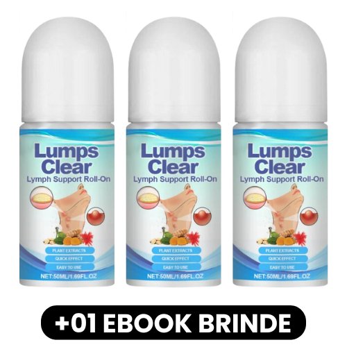 LumpsClear - Roll - On de Suporte Linfático - Mania das CoisasLumpsClear - Roll - On de Suporte LinfáticoMania das Coisas