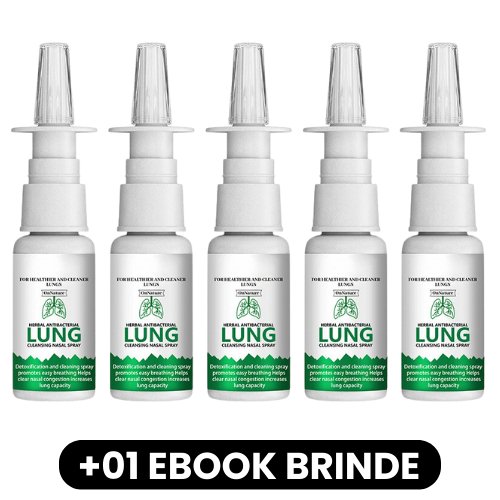 LUNG - Spray Nasal Antibacteriano de Limpeza Pulmonar - Mania das CoisasLUNG - Spray Nasal Antibacteriano de Limpeza PulmonarMania das Coisas