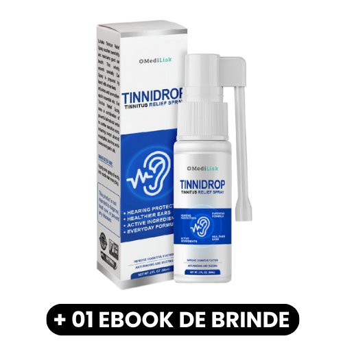 TinniDrop – Spray para Dores no Ouvido - Mania das CoisasTinniDrop – Spray para Dores no OuvidoMania das Coisas