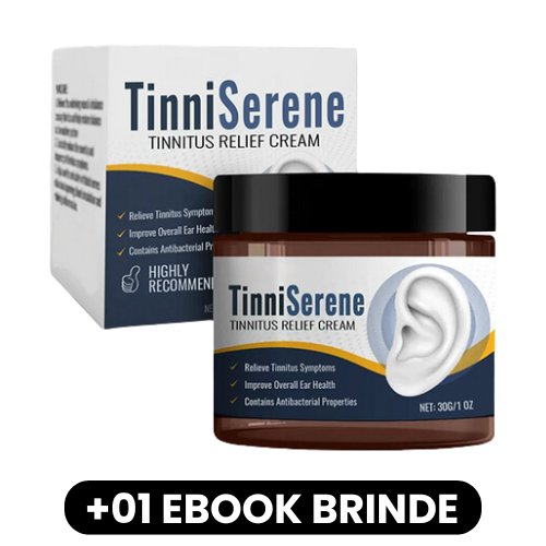 TinniSerene - Creme para Alívio de Zumbido - Mania das CoisasTinniSerene - Creme para Alívio de ZumbidoMania das Coisas