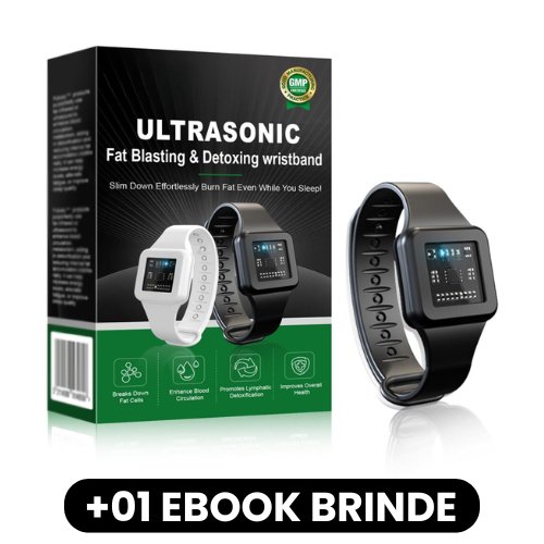 ULTRASONIC - Pulseira Ultrassônica de Desintoxicação - Mania das CoisasULTRASONIC - Pulseira Ultrassônica de DesintoxicaçãoMania das Coisas