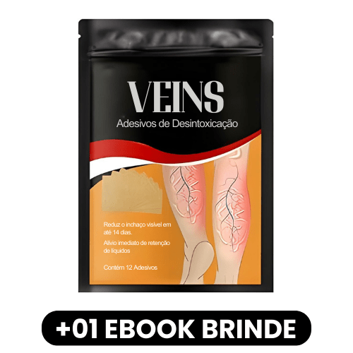 VEINS - Adesivos de Desintoxicação - Mania das CoisasVEINS - Adesivos de DesintoxicaçãoMania das Coisas