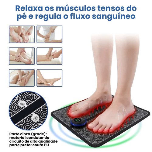 01 Unidade - Massageador de Pés EMS - Mania das Coisas01 Unidade - Massageador de Pés EMSMania das Coisas