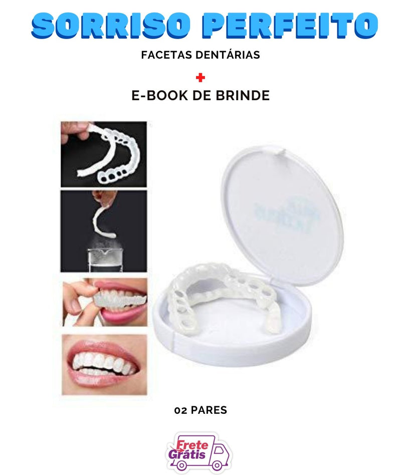 Sorriso Perfeito™ - Dentes brancos superior + inferior - Mania das CoisasSorriso Perfeito™ - Dentes brancos superior + inferiorMania das Coisas